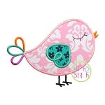 Sleepy Bird Applique | Machine Embroidery Designs by JuJu