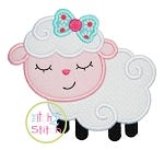 Sleepy Lamb Applique | Machine Embroidery Designs by JuJu