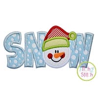 SNOW Applique | Machine Embroidery Designs by JuJu