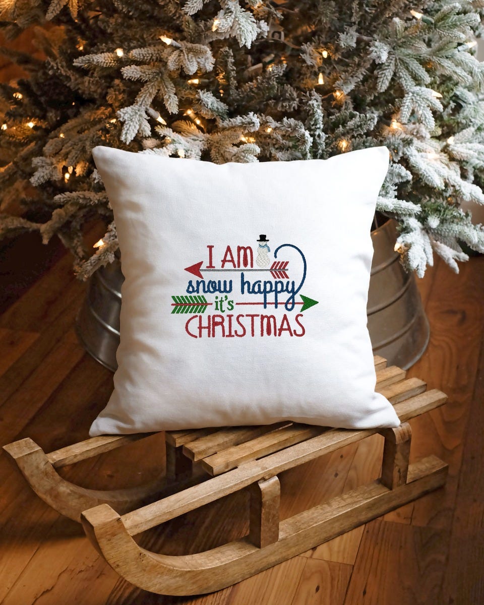 Snow Happy | Machine Embroidery Designs by JuJu