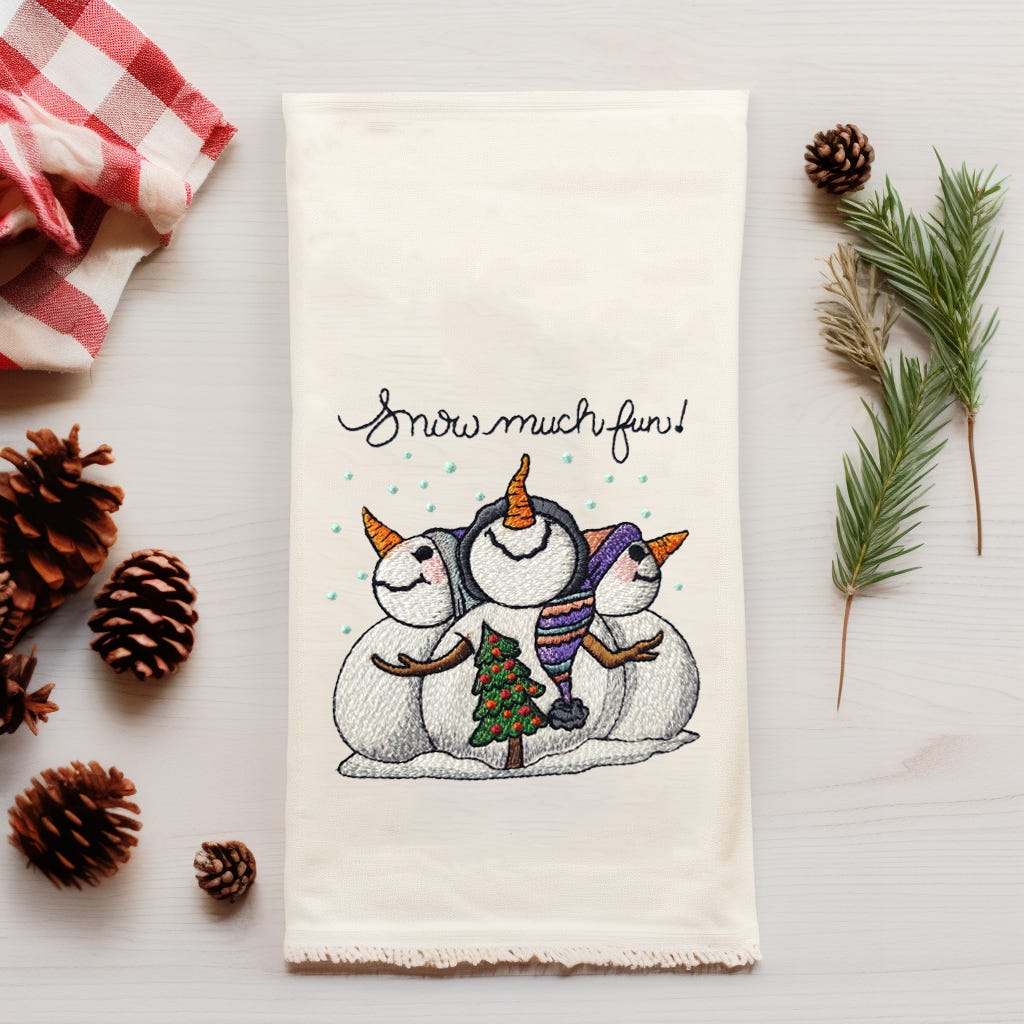 Snow Much Fun | Machine Embroidery Designs by JuJu