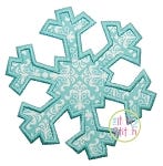 Snowflake Applique | Machine Embroidery Designs by JuJu