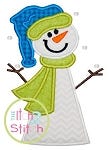 Snowman 3 Applique | Machine Embroidery Designs by JuJu