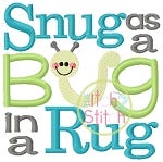 Snug Bug Embroidery | Machine Embroidery Designs by JuJu