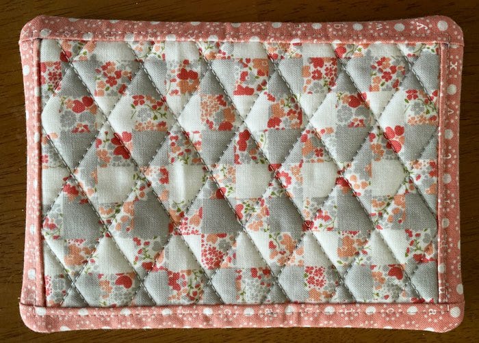 In The Hoop Quilted Mug Rugs Set 1 | Machine Embroidery Designs by JuJu