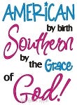 Southern By The Grace of God | Machine Embroidery Designs by JuJu