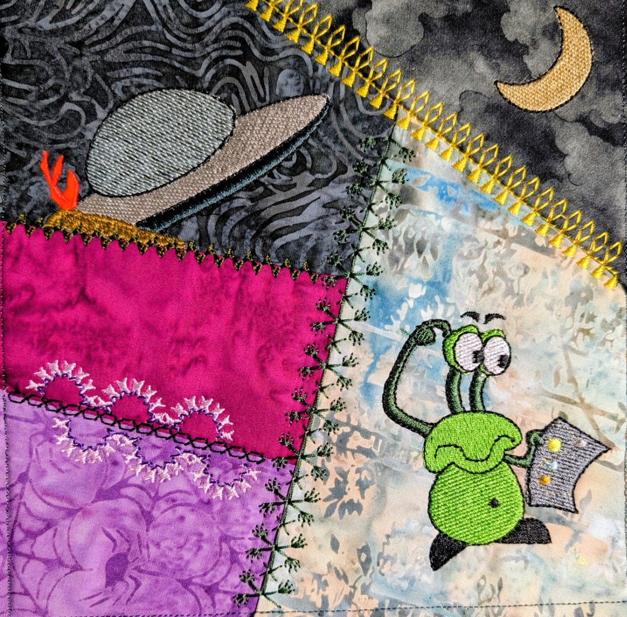 In The Hoop Spooky Crazy Patch Blocks Project Set 3