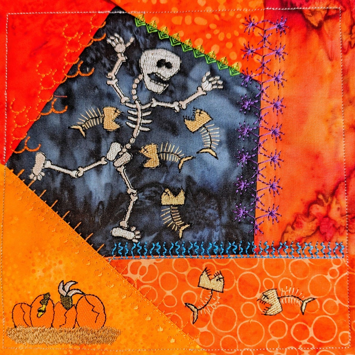 In The Hoop Spooky Crazy Patch Blocks Project Set 4
