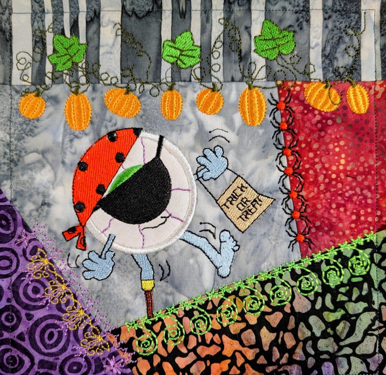 In The Hoop Spooky Crazy Patch Blocks Project Set 4
