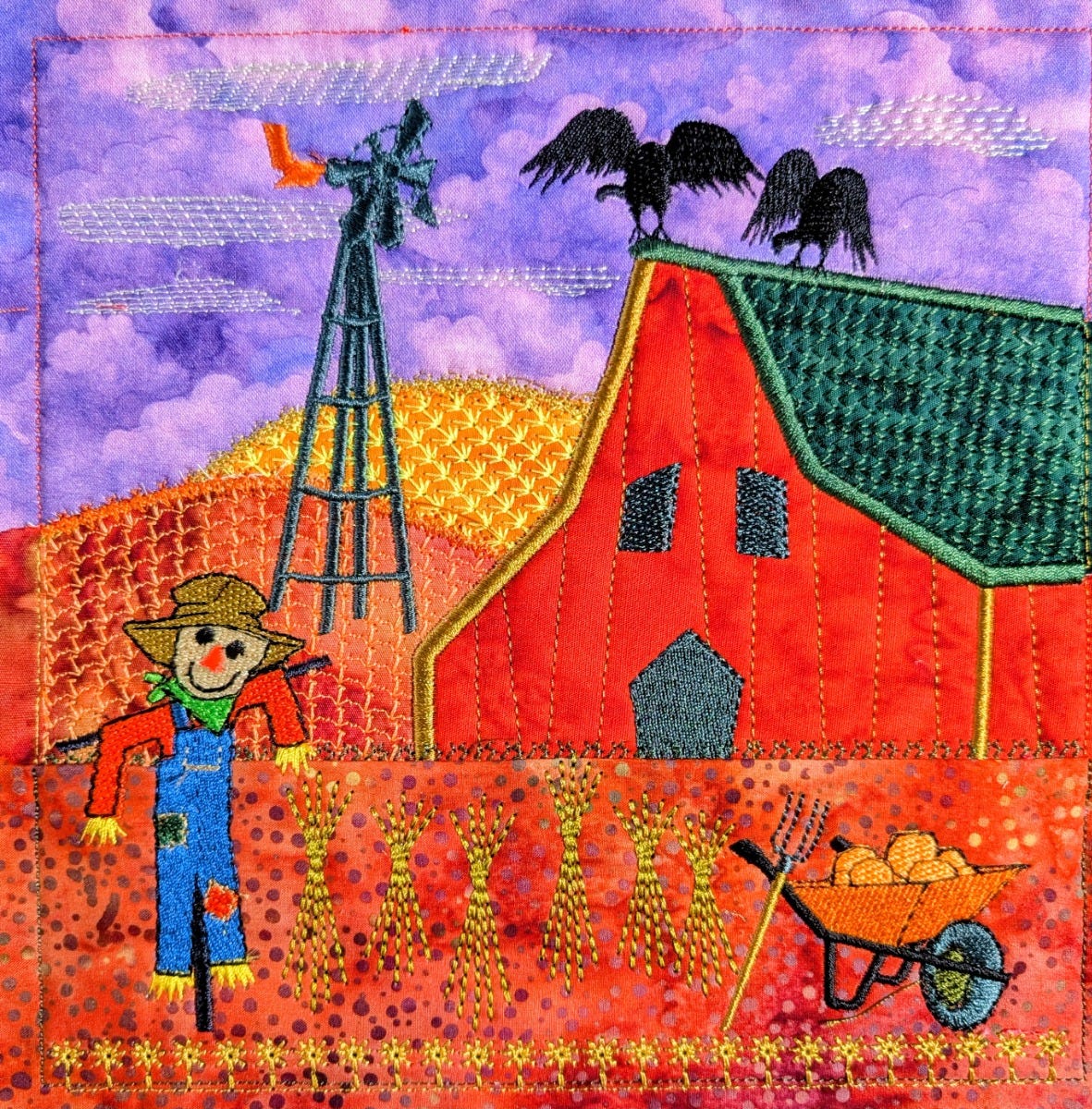 In The Hoop Spooky Crazy Patch Blocks Project Set 5
