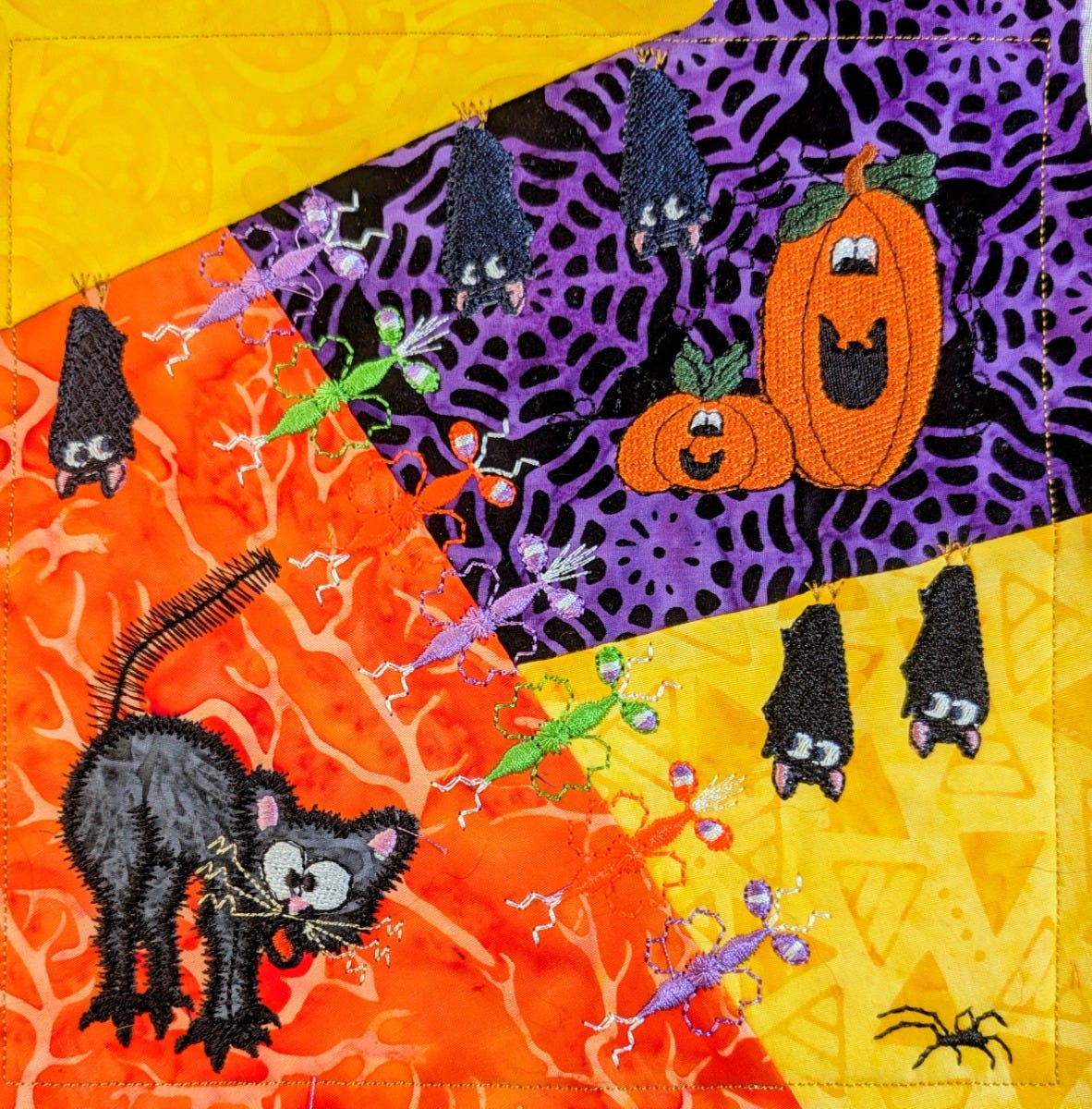 In The Hoop Spooky Crazy Patch Blocks Project Set 5
