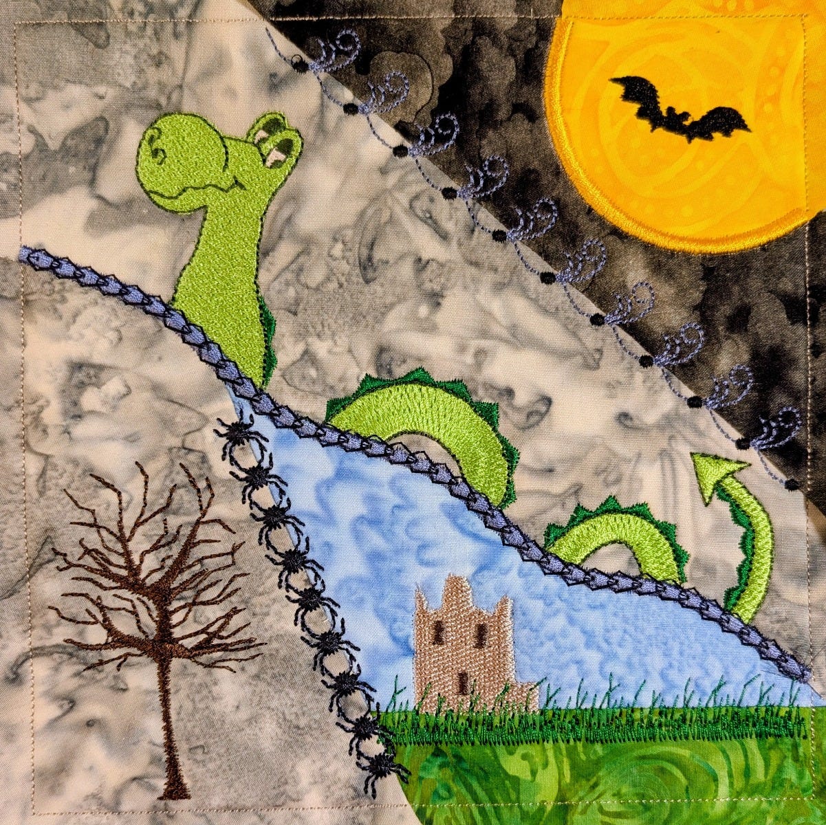 In The Hoop Spooky Crazy Patch Blocks Project Set 1
