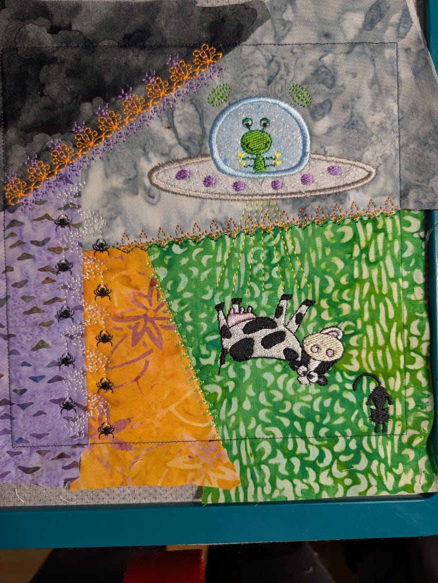 In The Hoop Spooky Crazy Patch Blocks Project Set 1