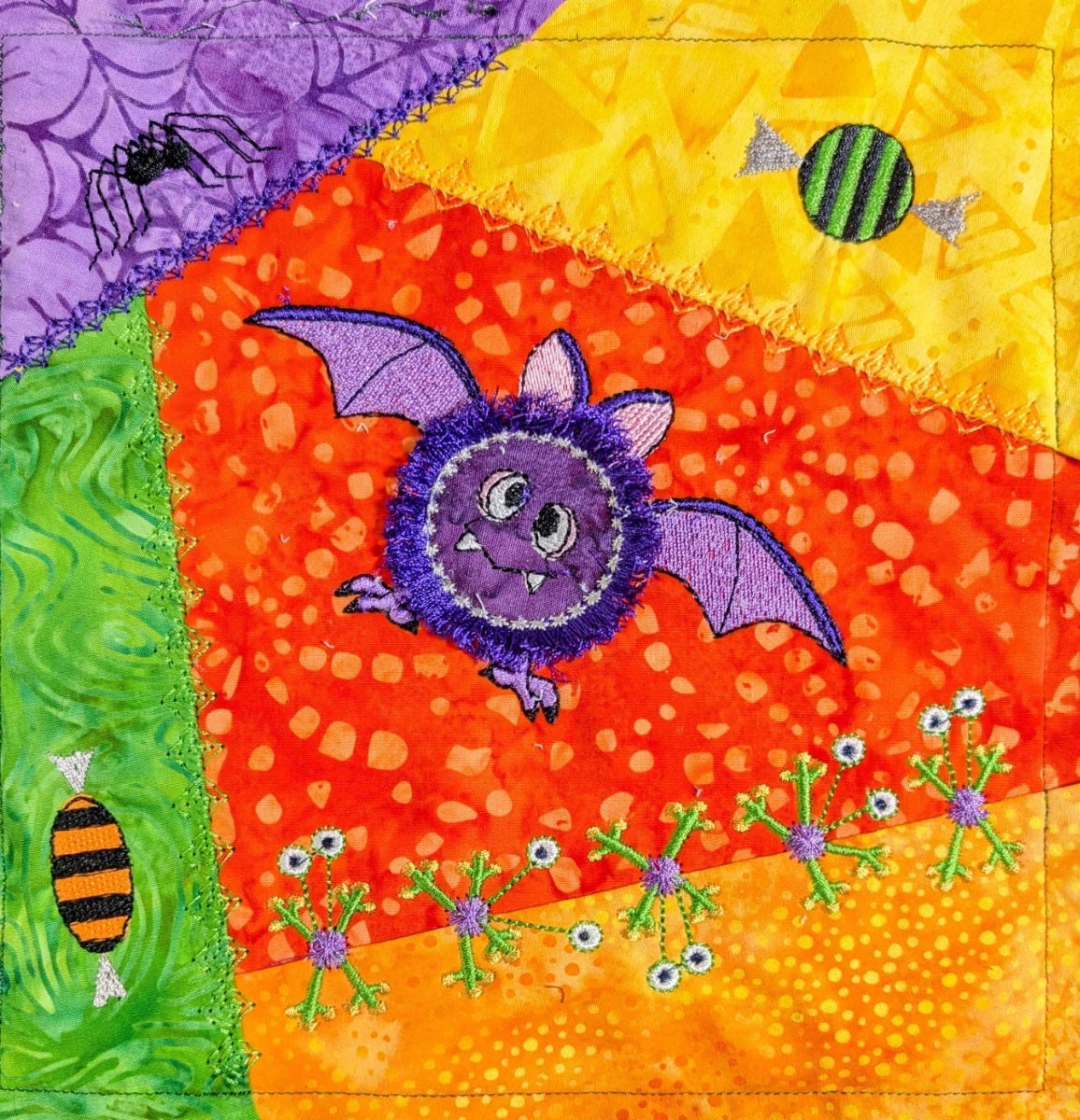 In The Hoop Spooky Crazy Patch Blocks Project Set 2