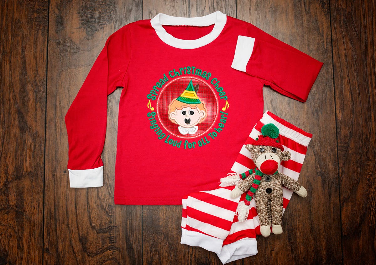 Spread Christmas Cheer | Machine Embroidery Designs by JuJu