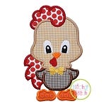 Standing Rooster Boy Applique | Machine Embroidery Designs by JuJu