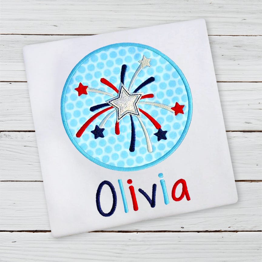 4th Starburst | Machine Embroidery Designs by JuJu