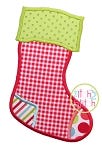 Stocking Applique | Machine Embroidery Designs by JuJu