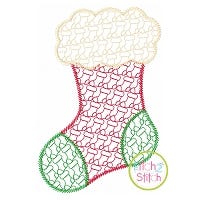 Stocking Motif Embroidery | Machine Embroidery Designs by JuJu