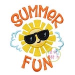 Summer Fun Applique | Machine Embroidery Designs by JuJu