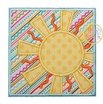 Sunshine Box Applique | Machine Embroidery Designs by JuJu