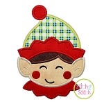 Sweet Elf Face Boy Applique | Machine Embroidery Designs by JuJu