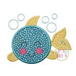 Sweet Fish Applique | Machine Embroidery Designs by JuJu