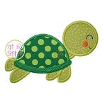 Sweet Turtle Applique | Machine Embroidery Designs by JuJu