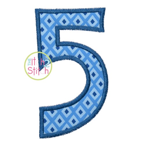 Teen Girlz Numbers Applique Font | Machine Embroidery Designs by JuJu