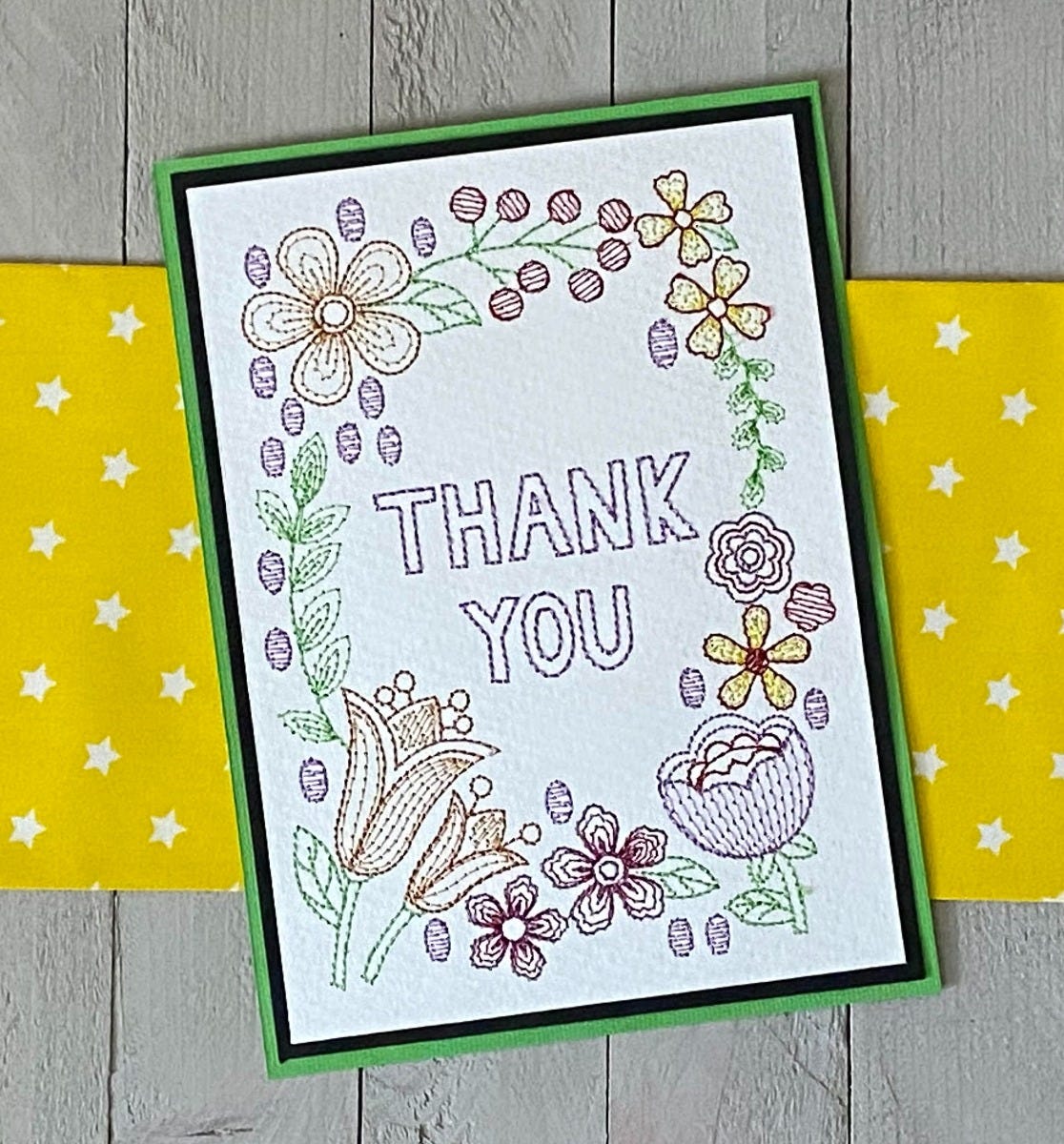 Greeting Cards Set 1 Machine Embroidery Designs by JuJu