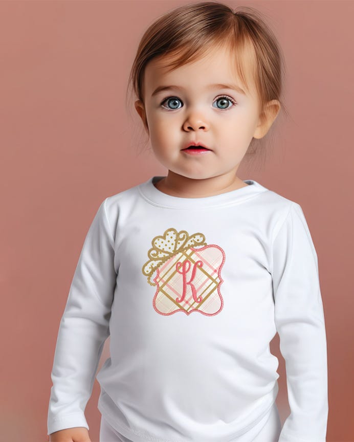 Tiara Frame Applique | Machine Embroidery Designs by JuJu