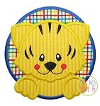 Tiger Circle Applique | Machine Embroidery Designs by JuJu
