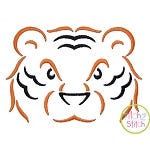 Tiger Mascot Embroidery | Machine Embroidery Designs by JuJu