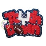 Touchdown Applique | Machine Embroidery Designs by JuJu