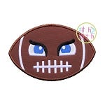 Tough Football Applique | Machine Embroidery Designs by JuJu