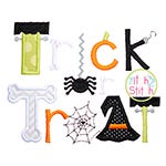 Trick or Treat 2 | Machine Embroidery Designs by JuJu