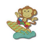 Tropical Blast Machine Embroidery Designs by JuJu