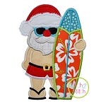 Tropical Santa Applique | Machine Embroidery Designs by JuJu