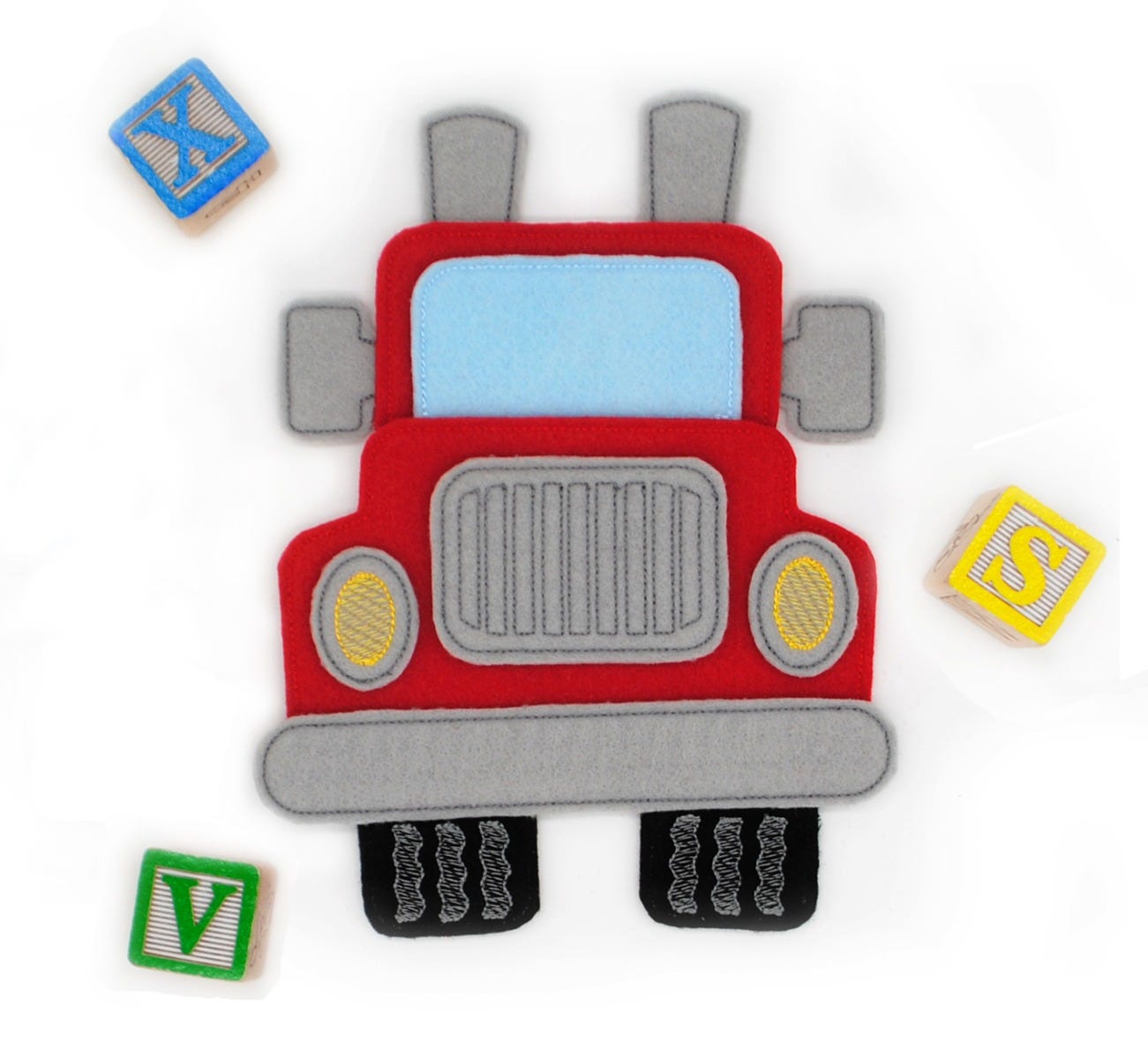 Busy Book Page Truck Add On | Machine Embroidery Designs by JuJu