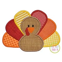 Turkey Boy Applique | Machine Embroidery Designs by JuJu