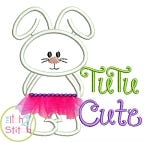 TuTu Cute Bunny Applique | Machine Embroidery Designs by JuJu