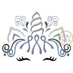 Unicorn Horn Awareness Ribbon Embroidery | Machine Embroidery Designs by JuJu