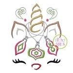 Unicorn Horn Ornaments Embroidery | Machine Embroidery Designs by JuJu