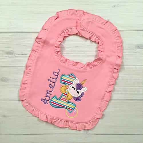 Unicorn Numbers Set Applique | Machine Embroidery Designs by JuJu