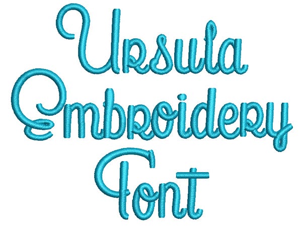 Ursula Embroidery Font Machine Embroidery Designs By Juju