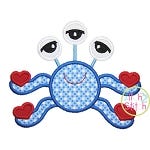 Valentine Monster Applique | Machine Embroidery Designs by JuJu