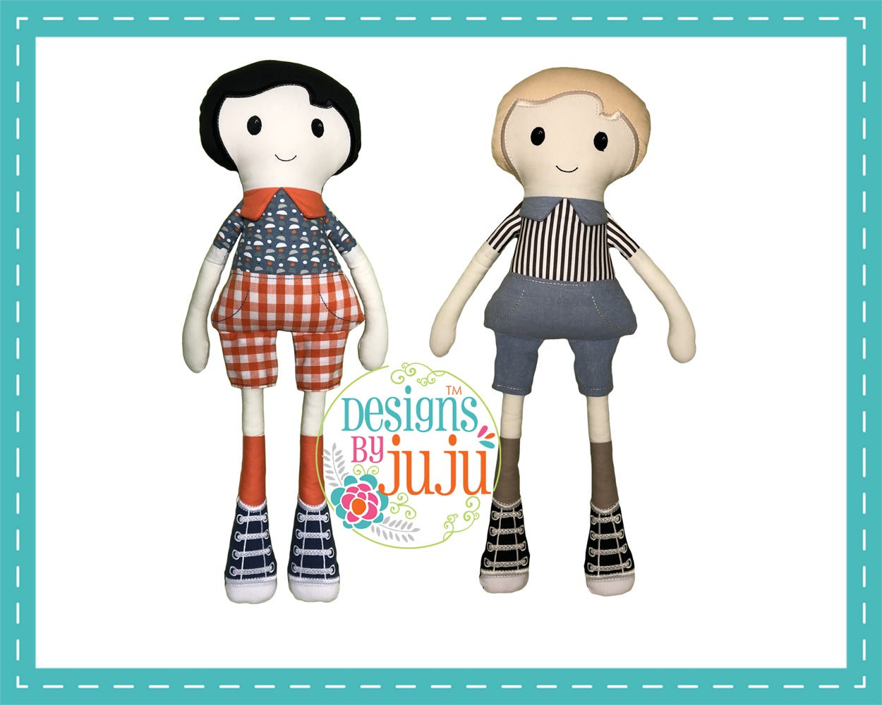 Vince Doll | Machine Embroidery Designs by JuJu