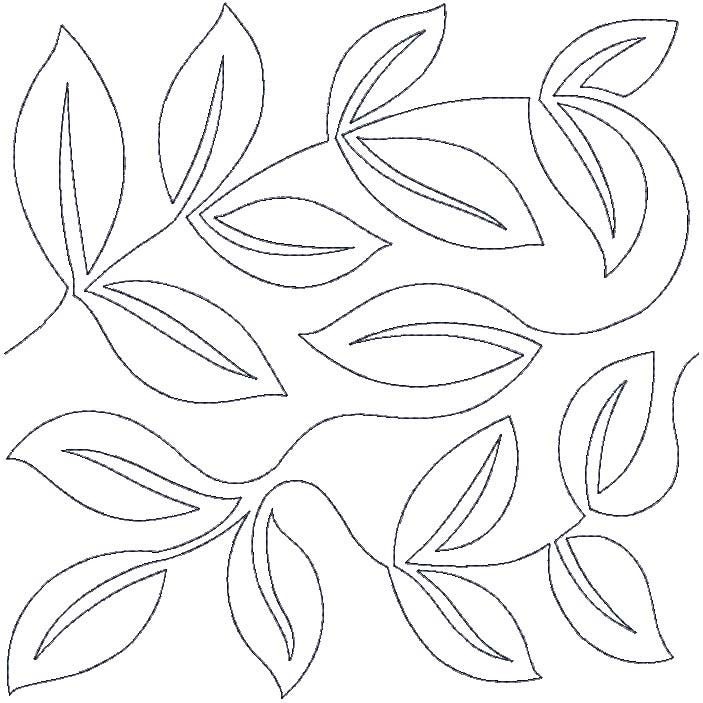 Vine 2 End-to-End Quilting | Machine Embroidery Designs by JuJu