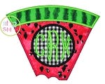 Watermelon Monogram Applique | Machine Embroidery Designs by JuJu