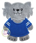 Wildcat Jersey Applique | Machine Embroidery Designs by JuJu